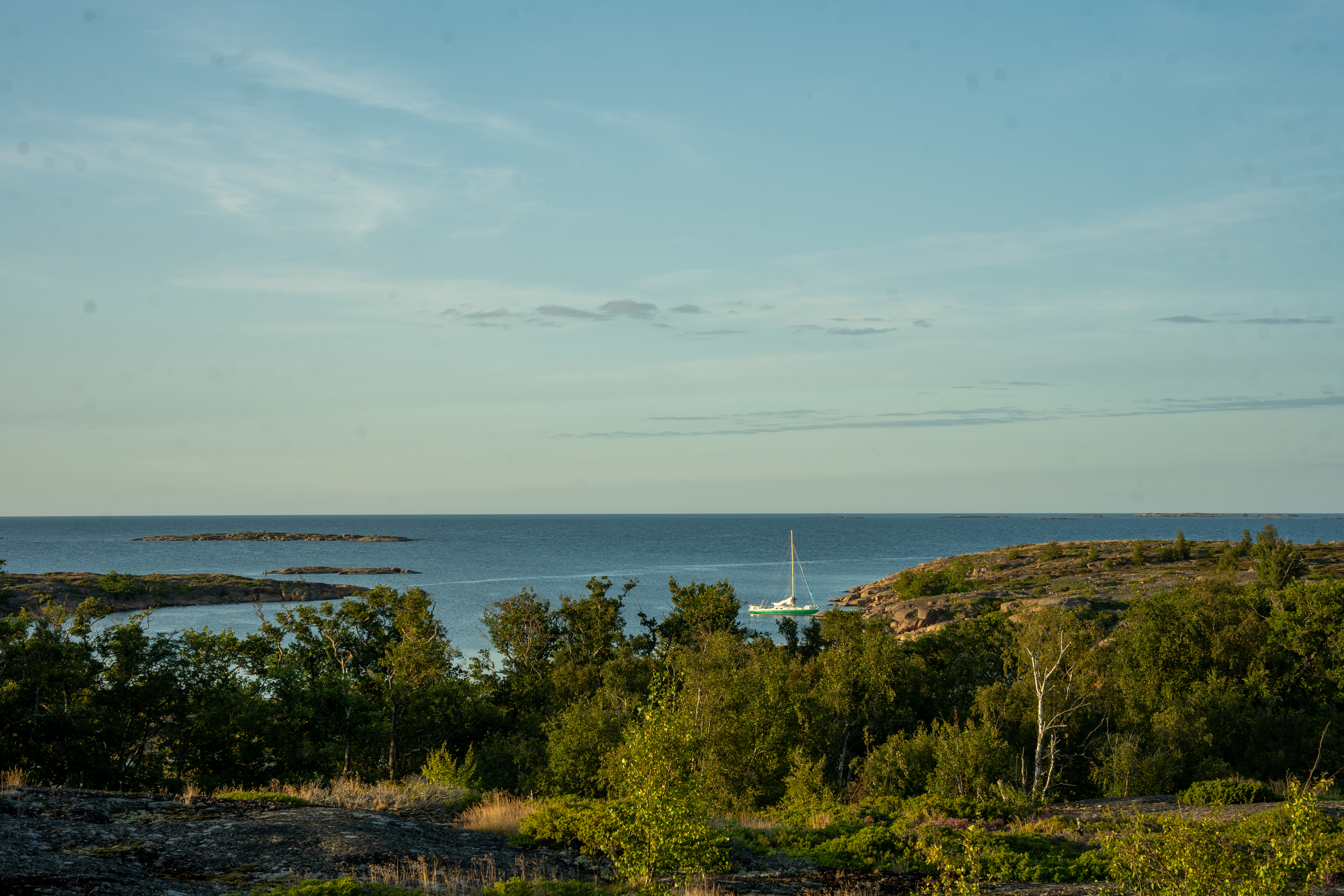 Saaristomaisema purjehdusalueelta